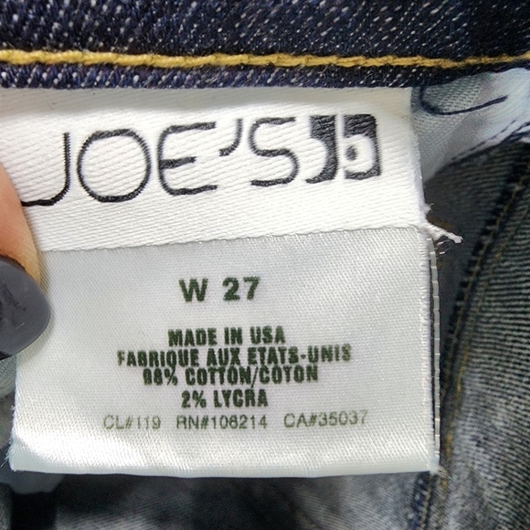 Joe's Jeans Distressed Low Rise Boot Cut Jeans Size 27 - Picture 3 of 7